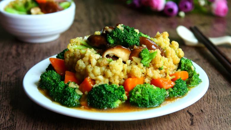 美味素菜――蚝油双花