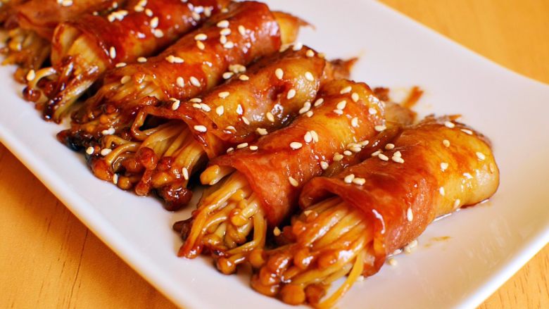 金针菇培根卷