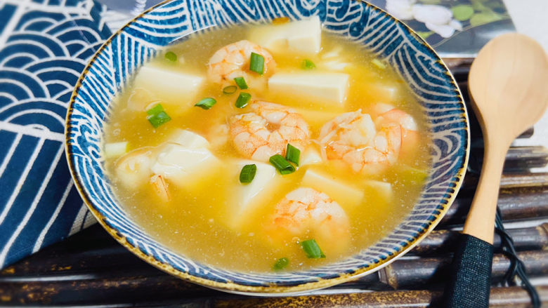 虾仁豆腐羹