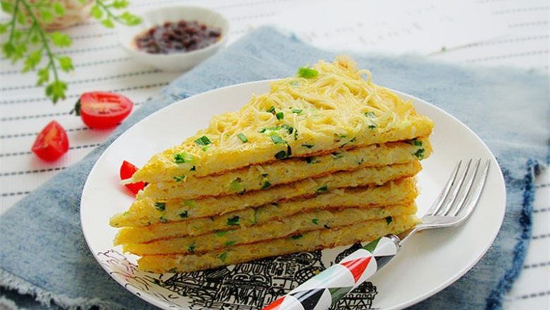 面条鸡蛋饼