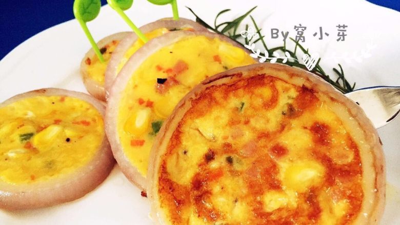 洋葱圈煎蛋饼-可以和宝贝抢着吃的美食