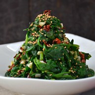 凉拌菠菜