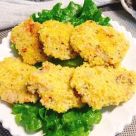 宝宝辅食香菇小米营养肉饼