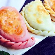 少女心韭菜盒子（附两种面皮）