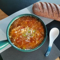 番茄金针菇蛋花汤