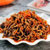 经典家常菜之鱼香肉丝（清真牛肉版）