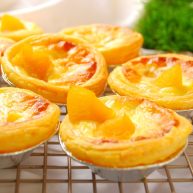 烘焙小白零失败的——黄桃蛋挞