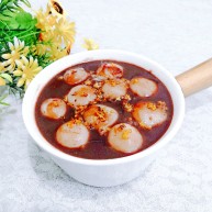 冬至美食 豆沙汤圆