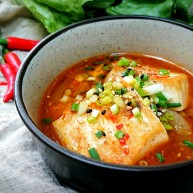 辣白菜豆腐汤