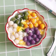 酒酿彩色小圆子