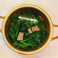 猪肝菠菜汤