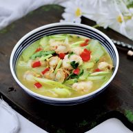 金汤酸辣黄瓜扇贝羹