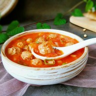 中餐厅~番茄牛丸汤