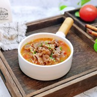 味道鲜美的茄汁肥牛卷