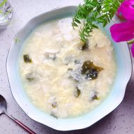 裙带菜豆腐鸡蛋羹