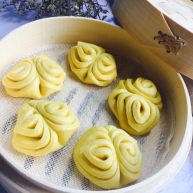 边花南瓜花样馒头