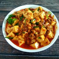 香辣肉沫豆腐