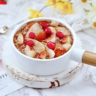 雪梨年糕黑糖酒酿羹