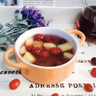 蔓越莓苹果桃胶糖水+冬日暖心菜