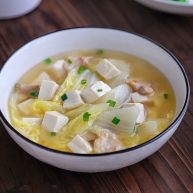 白菜豆腐汤
