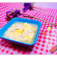 白玉菇鸡蛋汤