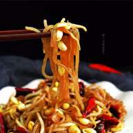 豆芽炒粉条