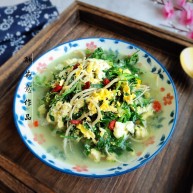 荠菜鸡蛋汤