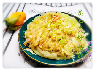 15、卷心菜炒粉丝,卷心菜炒粉丝,完成啦!