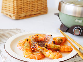 14、清蒸虾,成品图