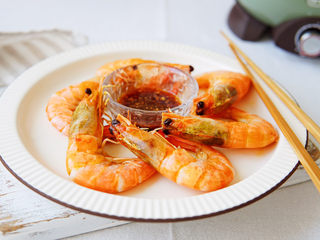 15、清蒸虾,成品图