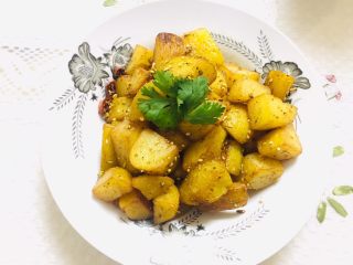 18、孜然土豆,成品图