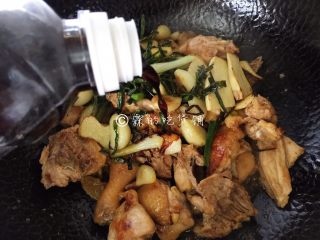 10、干葱豆豉鸡,加生抽。