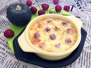 15、芝士焗南瓜,芝士焗南瓜做好了~