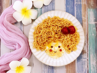 17、娃娃头泡面,成品图