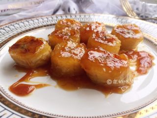 11、焦糖肉桂香蕉,完成。