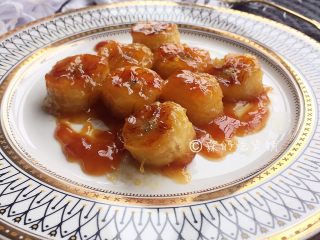 12、焦糖肉桂香蕉,完成。