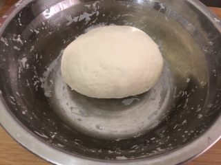 4、猪肉白菜水饺,揉成团，放一边醒面