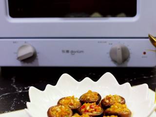 11、香辣烤蘑菇,成品图
