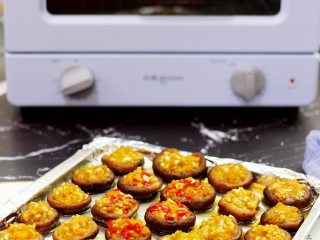 12、香辣烤蘑菇,成品图