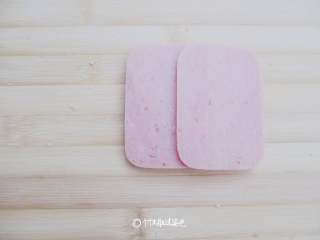 3、家常西多士,午餐肉切片