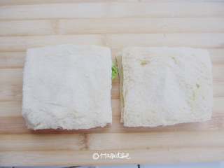 7、家常西多士,层层叠叠加起来