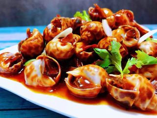 12、香辣花螺,这盘香辣花螺看着就有食欲哦