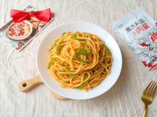 15、肉酱炒面,味道超级棒！