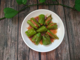 15、尖椒酿肉,成品图