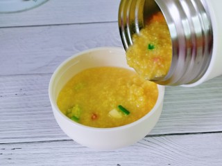 12、苹果小米粥,铛铛铛～蛋白水果小米粥登场。