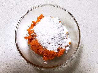 10、双色薯烧,加入20克面粉