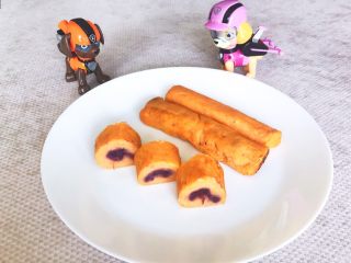 18、双色薯烧,双色薯烧营养丰富，口感软糯，香甜可口~