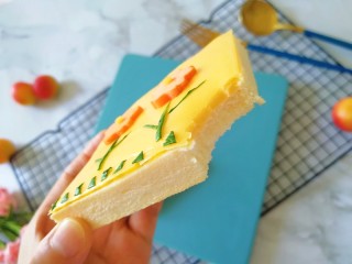 15、芝士面包片,看这一大口咬的,哈哈!