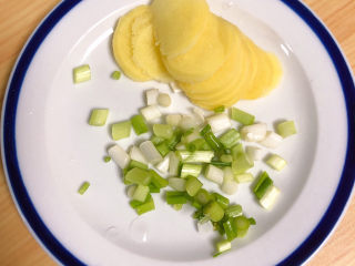 3、红烧鸭肉,准备好葱姜待用。