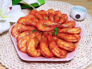 15、红烧虾,再来一张成品图。